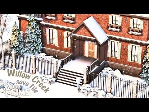 willow creek save file || The Sims 4 (no CC)