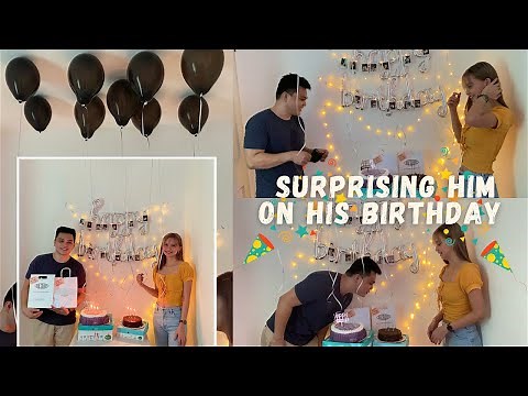 DIY Birthday Surprise for my Boyfriend | Shopee decors