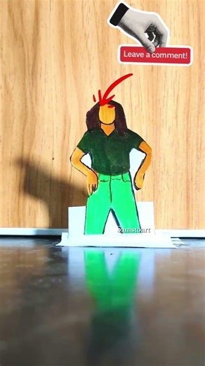 NO BATIDAO (Paper Cut Edition) ✂️💃 | Unique Flipbook Animation | #Samstoart #shorts #satisfying