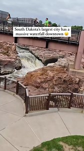 5K views · 15K reactions | This is Sioux Falls - it’s South Dakota’s biggest city and has a massive waterfall downtown! Sioux Falls was so cute. Tons to see and do and such a quaint feeling in town! Have you visited a city with a waterfall right in town?! . . #siouxfalls #southdakota #visitsouthdakota #waterfalls #hifromsd #urbanwaterfall #uniquecities | Whatrvdoing | Facebook