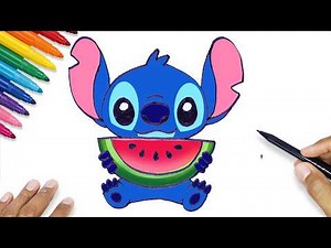 HOW TO DRAW STITCH EASY AND CUTE