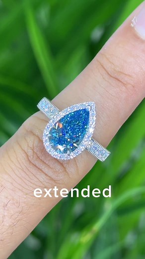 Have y’all ever seen a blue lab grown diamond? | lab grown diamonds