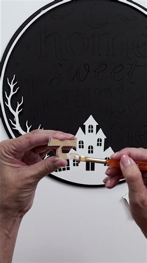 This Laser Cut Halloween Sign Is So Spooky Cute!