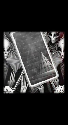 Trippy Animated Alien Tarot Card Message From The Six Of Penticals #tarotreadersoftiktok #alientarot