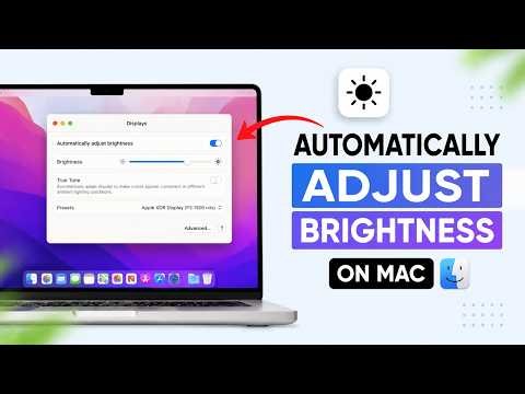 How to Automatically Adjust Brightness on Mac