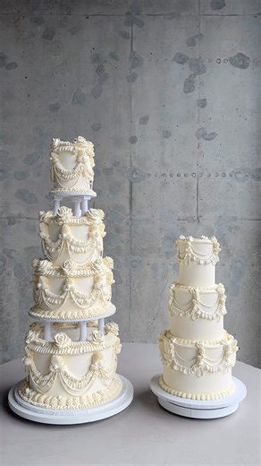 26K views · 187 reactions | Piping these vintage cakes might take forever, but here’s the magic in just 15 seconds 﫶 | K CAKE | Facebook