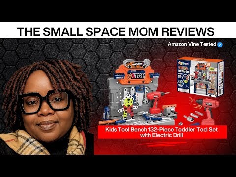 Kids Tool Bench Review | 132-Piece Toddler Tool Set with Electric Drill