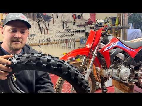 CRF110 Front Tire Change