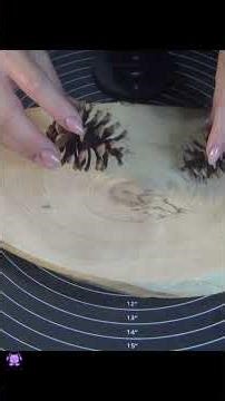 ASMR Woody Scratching & Tapping Sounds | Pine Cones & Wood (No Talking, shorts)