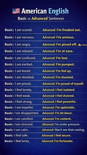 From Basic to Advanced English in Seconds #americanenglish#spokenenglish #funny #english