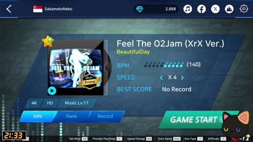 Random O2Jam Max Perfect while yapping