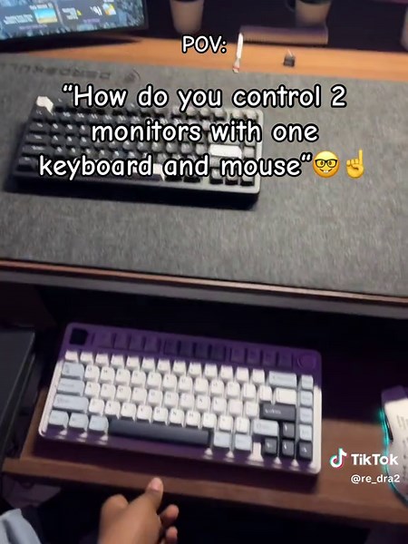 Controlling Two Monitors with One Keyboard and Mouse