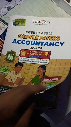 Accountancy Book Educart Sunil Panda Sir Sample paper