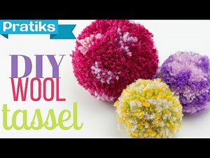 How to Make a Pompom or a Christmas Ball with Yarn