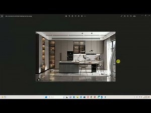Mastering Modern Kitchen Design in SketchUp with Vray 2023 - Step-by-Step Tutorial | PART -1