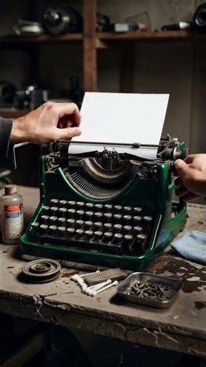 Restoring a Rusty Vintage Typewriter