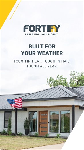 Heat, hail, wind, rain - whatever your climate brings, Fortify’s metal roofing is built to handle it with confidence. | Fortify Building Solutions | Facebook