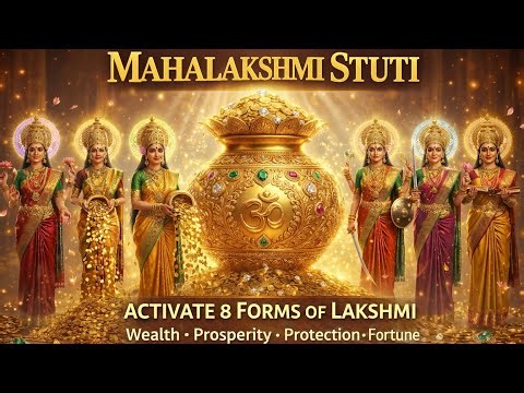MAHALAKSHMI STUTI Ashta Lakshmi for Abundance & Fortune Listen Daily to Attract Wealth & Prosperity