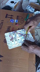 consil wiring wire setting with 12 modular board fitting 🟥✨🔥 #song #electricwork #subscribe #like