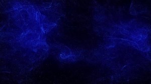 Abstract Blue Particles Background