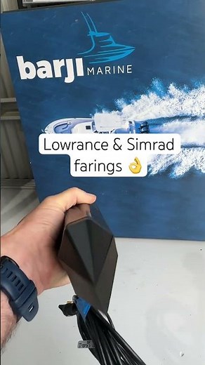 Lowrance & Simrad transducer farings. Convert your transom mount trans to a through hull 👌