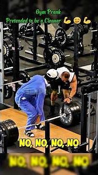 Gym Prank Pretended to be a Cleaner #gym #trolllife #prank#funny