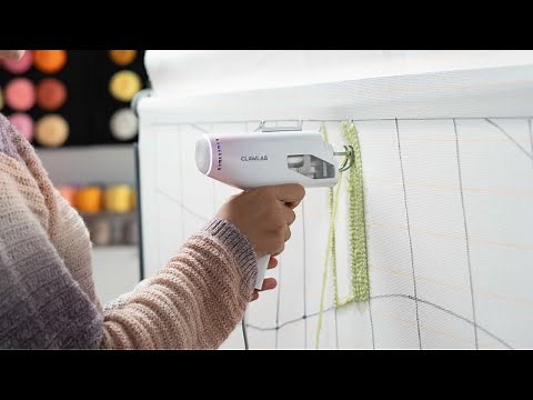 Effortless setup, endless possibilities. Meet the ClawLab tufting gun and frame.