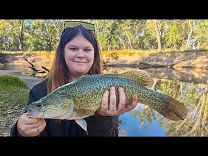 Bait Fishing For Murray cod. Holly Outfished Me