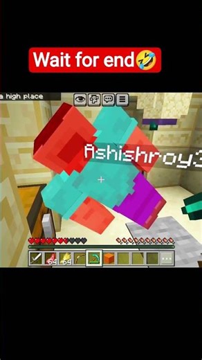 When I play with my bro 😀#minecraft #shorts