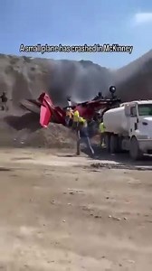 8.2K views · 46 reactions | Construction workers rushed to put the fire out after a 1980 twin-engine Cessna 414A crashed at their job site near McKinney National Airport in Texas. The aircraft with three people on board crashed near the McKinney National Airport Thursday morning, as per sources. Details of survivors are unknown at this moment. #accident #aircraft #safety #aviation | FL360aero | Facebook