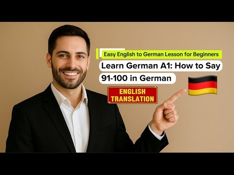 German Numbers Made Easy: Learn 91-100 with English Pronunciation #germannumbers #learngerman