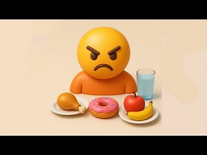 3d Mukbang Animation | Emoji Eating Animation | A 3D emoji eating food