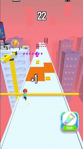 Roof Rails Gameplay Level 69 🔥 | Best Android Game | Perfect Run & Tricks #shorts #gaming