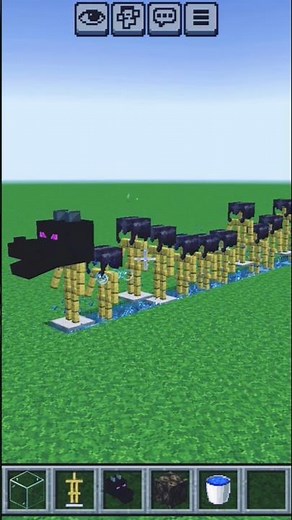 I Made a Swimming Dragon in Minecraft! 🐉🌊#minecraft