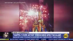 'Happily Ever After' fireworks return to Disney World