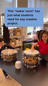 We recently joined forces with @nyculture and @materialsforthearts on Staten Island to unveil a new “maker space.” Utilizing donated and recycled materials, this space allows our students to flex their creative muscles, and explore their creativity. | New York City Public Schools