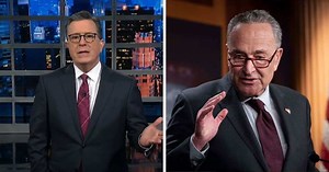'A witch hunt': Internet joins in as Stephen Colbert mocks Chuck Schumer's BBQ blunder on Father's Day