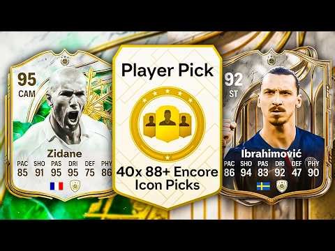 40x 88+ ICON PLAYER PICKS! 😨 FC 26 Ultimate Team