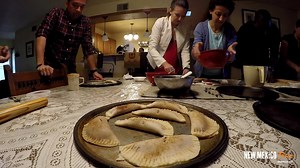 Home-cooked New Mexico Pueblo food is a unique treat. And when you are invited into the home, and help with the cooking, it becomes a True Experience. A perfect complement to The Enchanted 8 "Road Trip For True Foodies," Norma and Hutch Naranjo invite visitors into their Ohkay Owingeh (San Juan) Pueblo home to immerse themselves in "The Feasting Place." Participants get the hands-on thrill of making Pueblo foods like oven bread, tamales, pies and calabacitas, all while hearing about the culture,