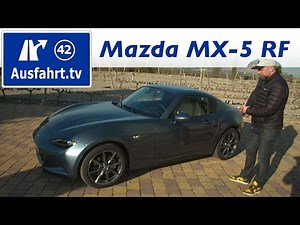 2017 Mazda MX-5 RF Fahrbericht der Probefahrt Test Review