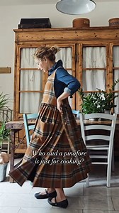 281K views · 5.9K reactions | As soon as I get home, I put on my pinafore, and everything changes… It’s a simple gesture, but it instantly makes me feel at home. That touch of elegance that turns even my me-time into something special✨✨ Shop: www.cecibirbona.com #pinaforedress #slowliving #homemoments #handmadewithhistory #vintagestyle #timelessbeauty #italianstyle #handmade | Cecibirbona | Facebook