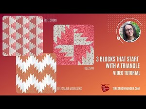 3 blocks that start with a triangle - video tutorial