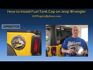 How to Replace and Install Jeep Fuel Tank Cap | #diyProjectsByDave #jeepaccessories #jeepjk
