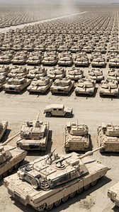 The Sierra Army Depot: Where tanks go to wait. Thousands of M1 Abrams. If the world breaks, they wake up. But is hoarding old tanks the right move for future wars? 🇺🇸🦂 . . #military #usa #ArmyLife #Logistics #ColdWar #HeavyMetal #DefenseIndustry #MilitaryDebate #California | Military Addict
