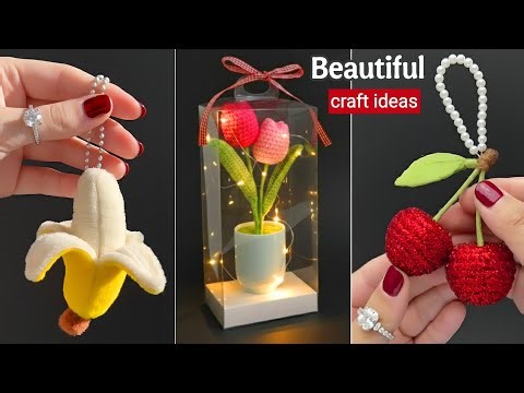 3 Amazing DIY Crafts & Keychains | Easy Craft Ideas | Home Decor 💛😸