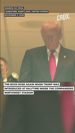 WATCH: Trump Gets Booed At Commanders NFL Game While Swearing In Military Recruits