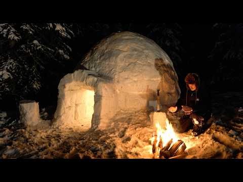 How to Build a Traditional Alaska Igloo: Winter Snow Shelter Survival
