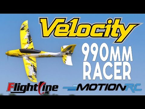 FlightLine Velocity 990mm Racer Airplane Overview | Motion RC