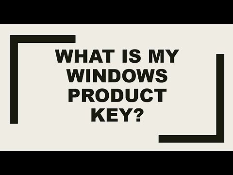 Retrieve Original Windows Product Key