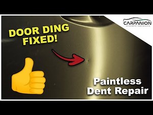 Door Ding Repair - Small Dent Fix #PDR #PaintlessDentRepair